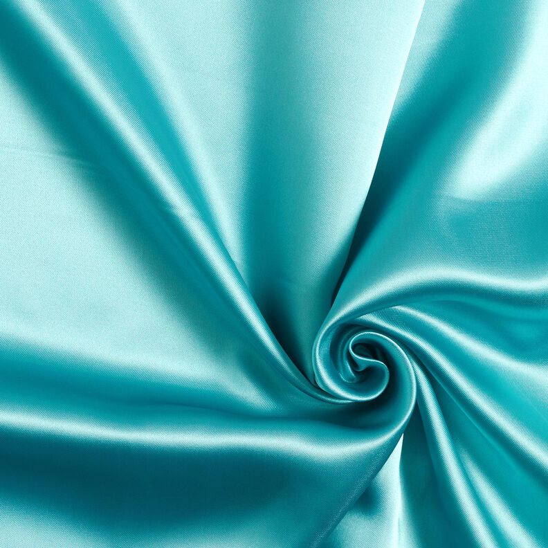 Satinfor ensfarvet – aquablå,  image number 1