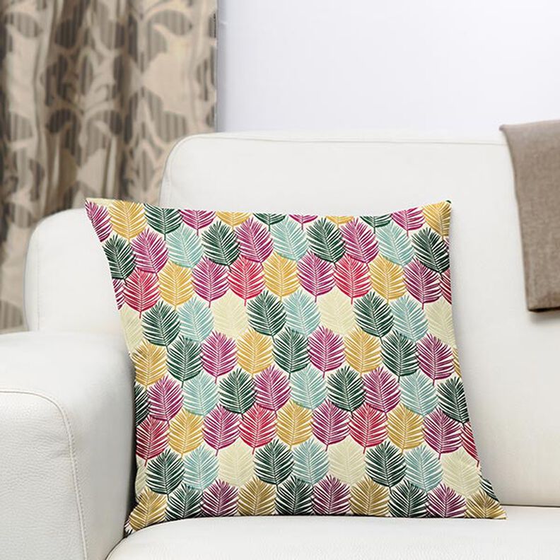 Outdoor Dekorationsstof Tropiske Blade – natur,  image number 6