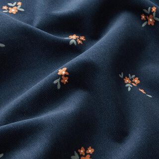 Babyfløjl dryssede blomster | by Poppy – marineblå, 