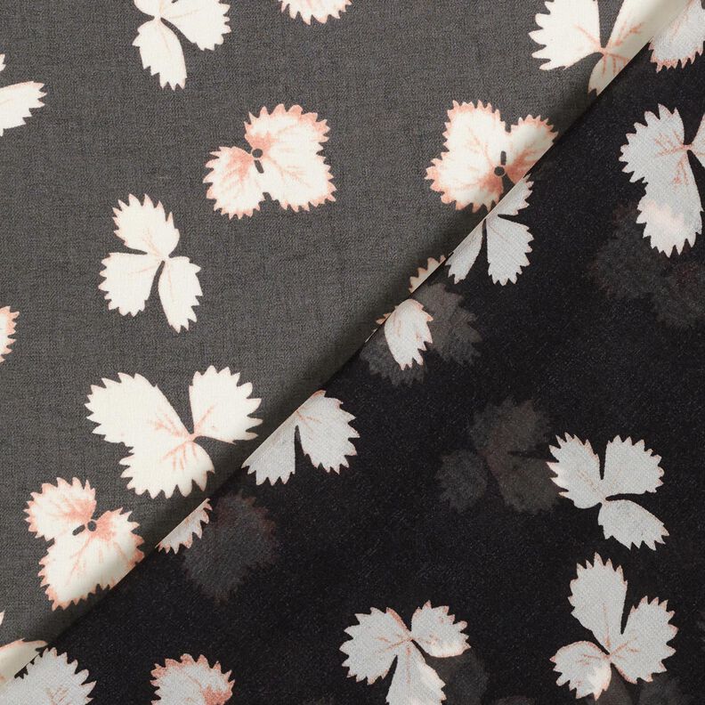 Chiffon blade – sort/hvid,  image number 4