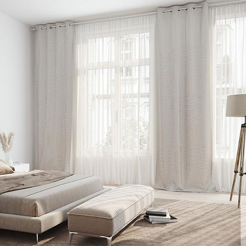 Mørklægningsstof Metallicskær – beige/guld,  image number 4