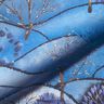 Dekorationsstof Halvpanama digitaltryk landskab vinter – lyseblå/natblå,  thumbnail number 2