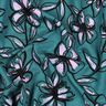 Romanit jersey Blomster &ndash; petrol/syren,  thumbnail number 2