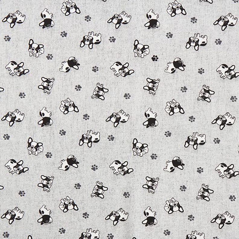 Dekorationsstof Canvas Bulldog – grå,  image number 1