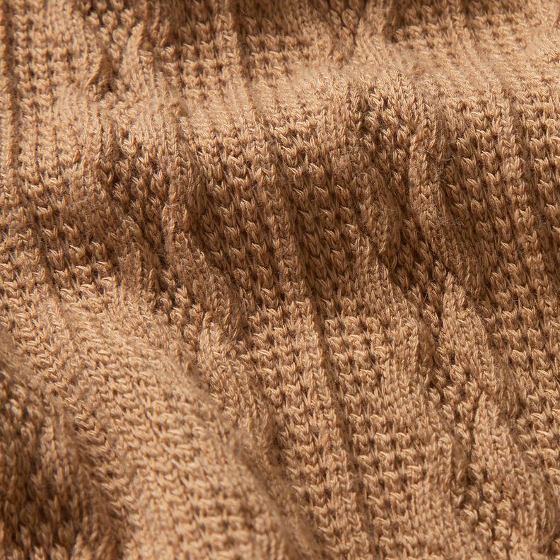 Strikstof fletmønster – råbrun,  image number 5