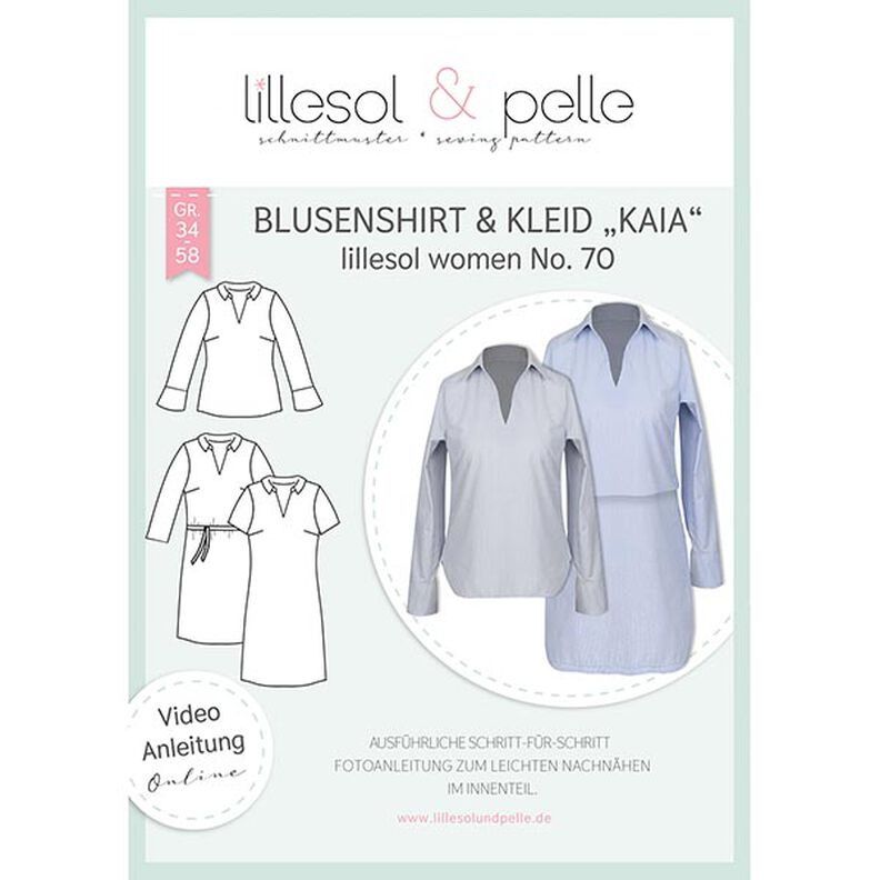 Bluse & en kjole Kaia | Lillesol & Pelle No. 70 | 34-58,  image number 1