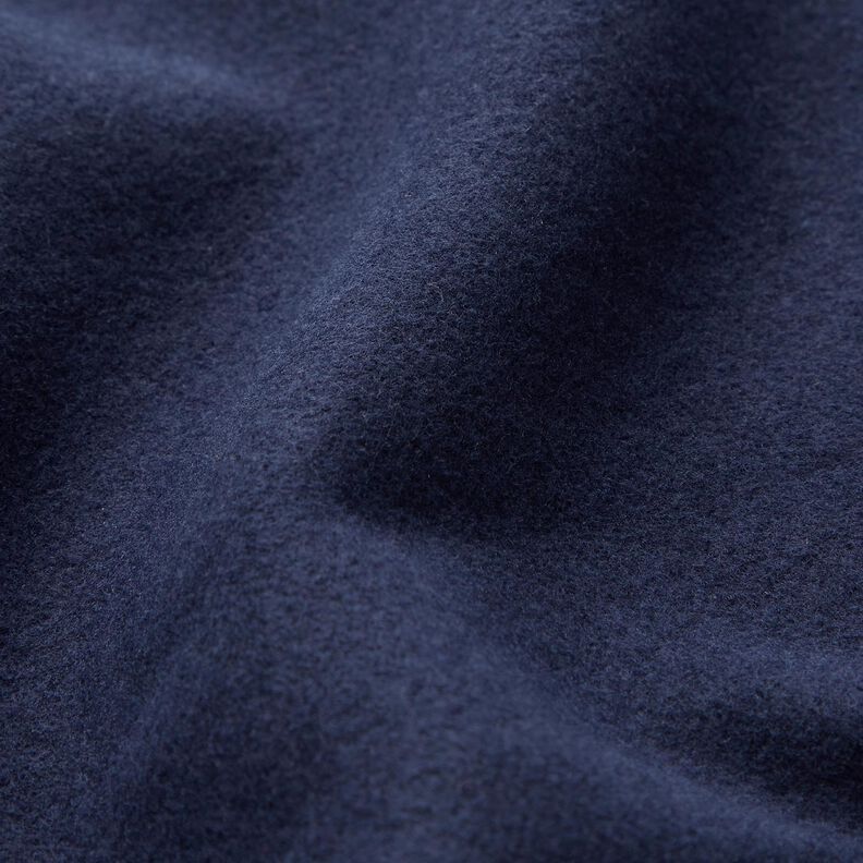 Frakkestof genanvendt polyester – marineblå,  image number 2
