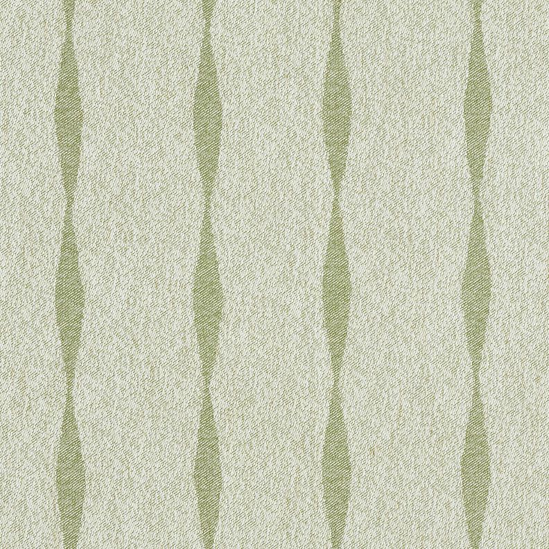 Outdoor stof Canvas bølgede striber – lys olivengrøn/lysebeige,  image number 1