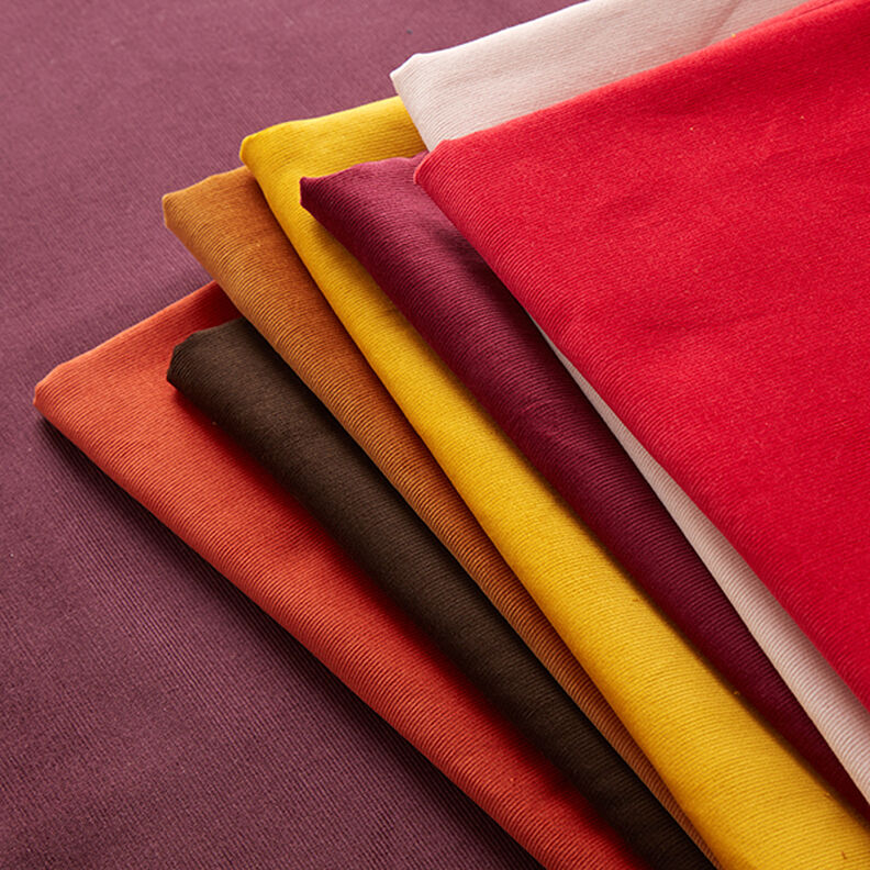 Babyfløjl Ensfarvet – jeansblå,  image number 6