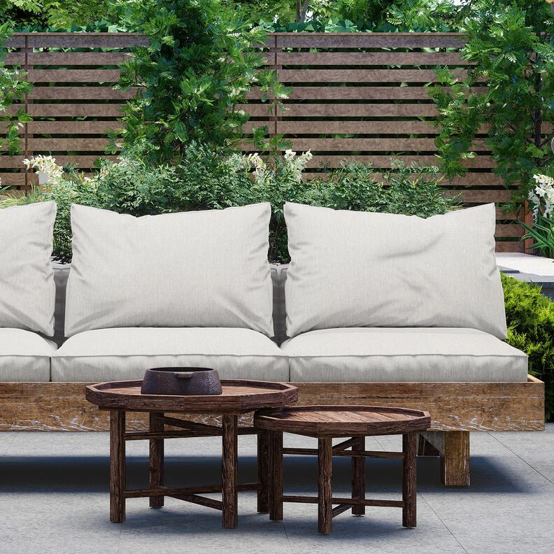 Outdoor stof Canvas fin struktur – tågegrå,  image number 5