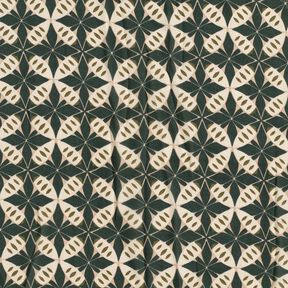 Chiffon cirkler og romber &ndash; sort/uldhvid, 