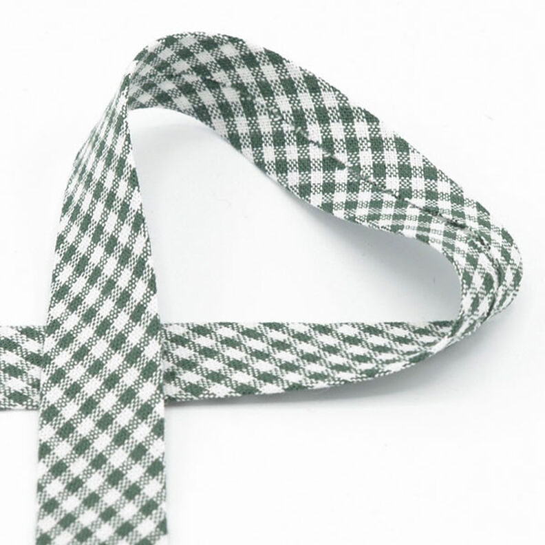 Skråbånd Vichy tern [20 mm] – mørkegrøn,  image number 1