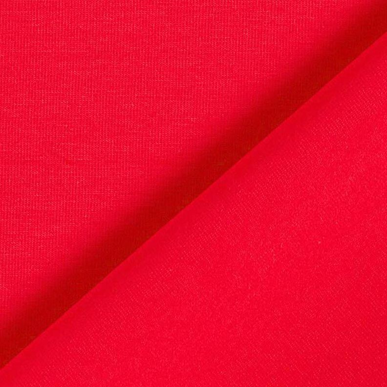 Bomuldsjersey Medium ensfarvet – rød,  image number 5