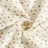Skinnende bomuldsstof sm&aring; blomster &ndash; uldhvid,  thumbnail number 3