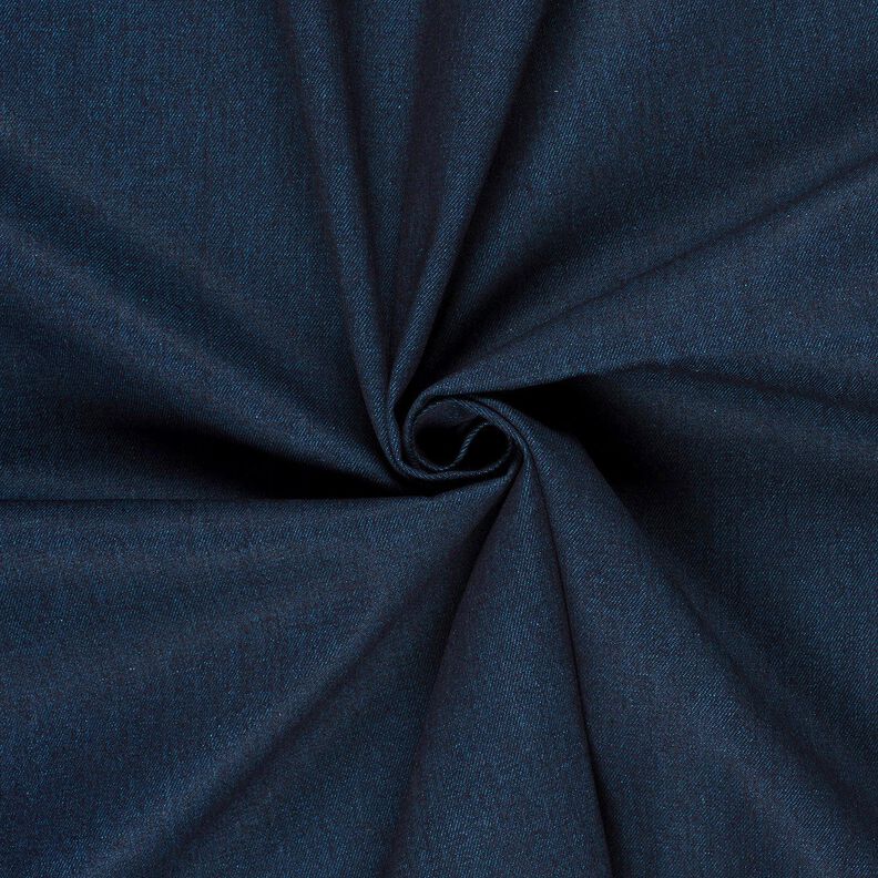 Denim-bomuldsblanding, melange – havblå,  image number 1