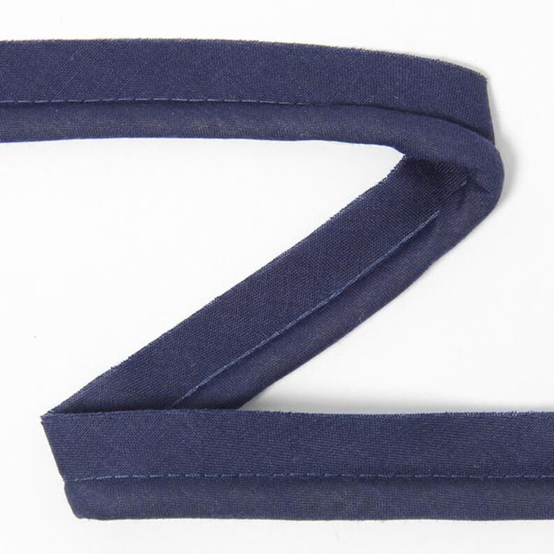 Pipingbånd af bomuld [20 mm] - marineblå,  image number 1