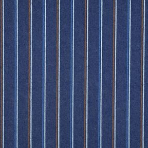 Jeans vævede striber | Poppy Fabrics – indigo, 