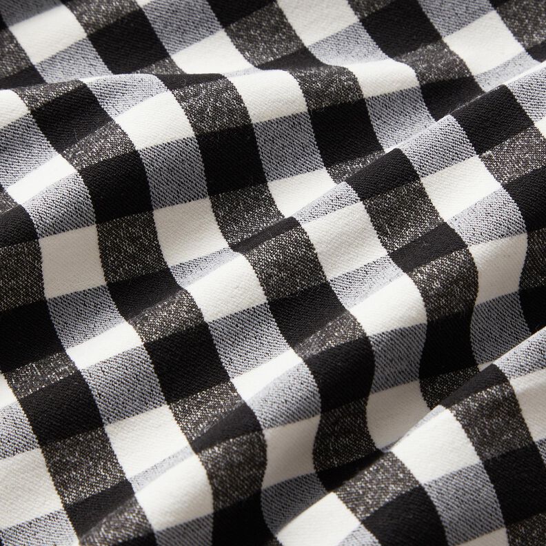 buksestretch vichytern – sort/hvid,  image number 2