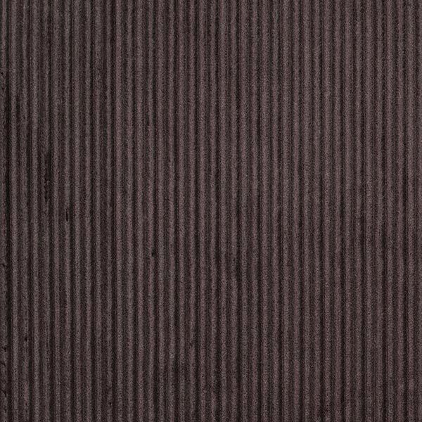 Stretch-fløjl bomulds-viskose-blanding ensfarvet – sortbrun,  image number 7