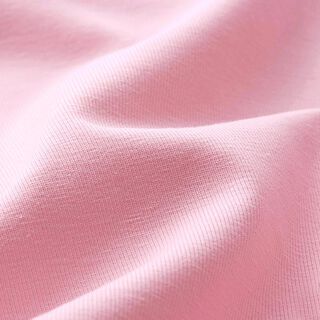 Bomuldsjersey Medium ensfarvet – rosa, 