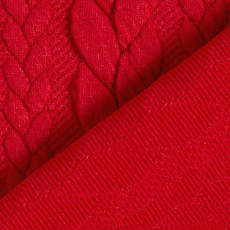 Jerseyjacquard Cloqué Fletmønster – rød,  image number 4