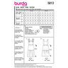 Kjole | Burda 5813 | 36-46,  thumbnail number 9
