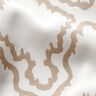 bomuldsstof med slangelinjer &ndash; beige/m&oslash;rkebeige,  thumbnail number 3
