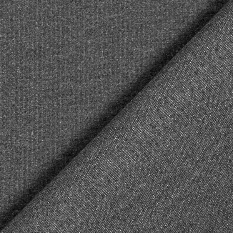 Bomuldsjersey Medium Melange &ndash; antracit,  image number 5