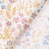 Imprægneret voksdug farverig blomstereng – hvid/pastelviolet,  thumbnail number 5
