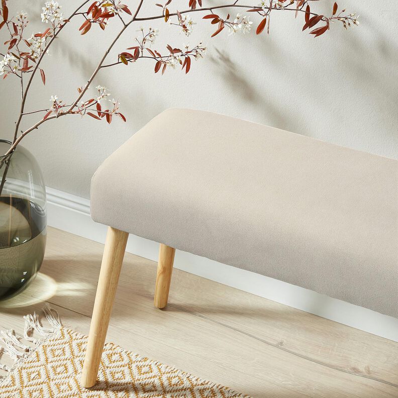 Polsterstof klassisk Ensfarvet &ndash; natur,  image number 8