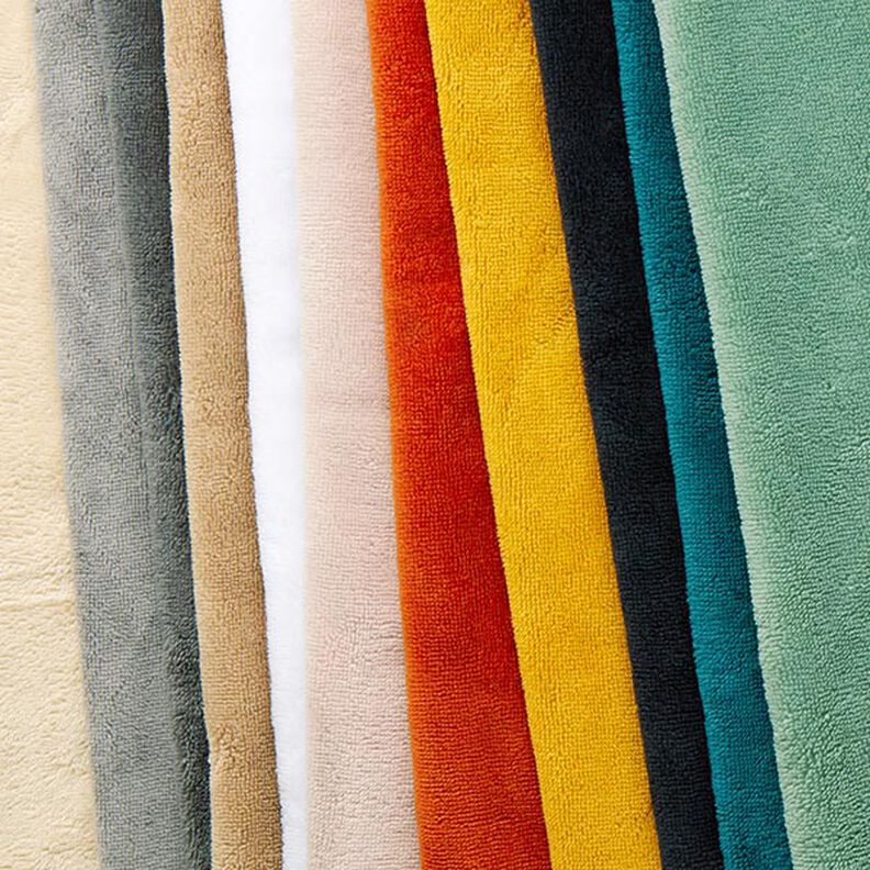 Hyggefrotte Bambus Ensfarvet – mørkegrøn,  image number 4