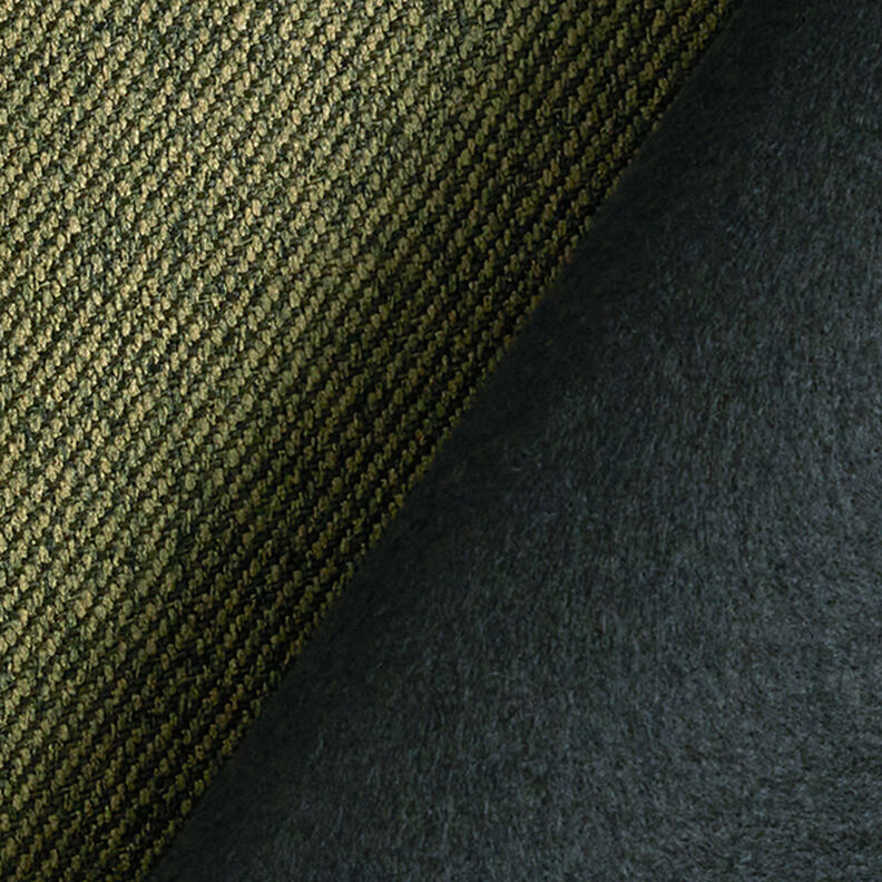 Polsterstof Kiper-look – mørk olivengrøn,  image number 3