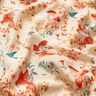 LENZING™ ECOVERO™ viskosestof med fugle og feer | Katia Fabrics – creme/ildrød,  thumbnail number 2