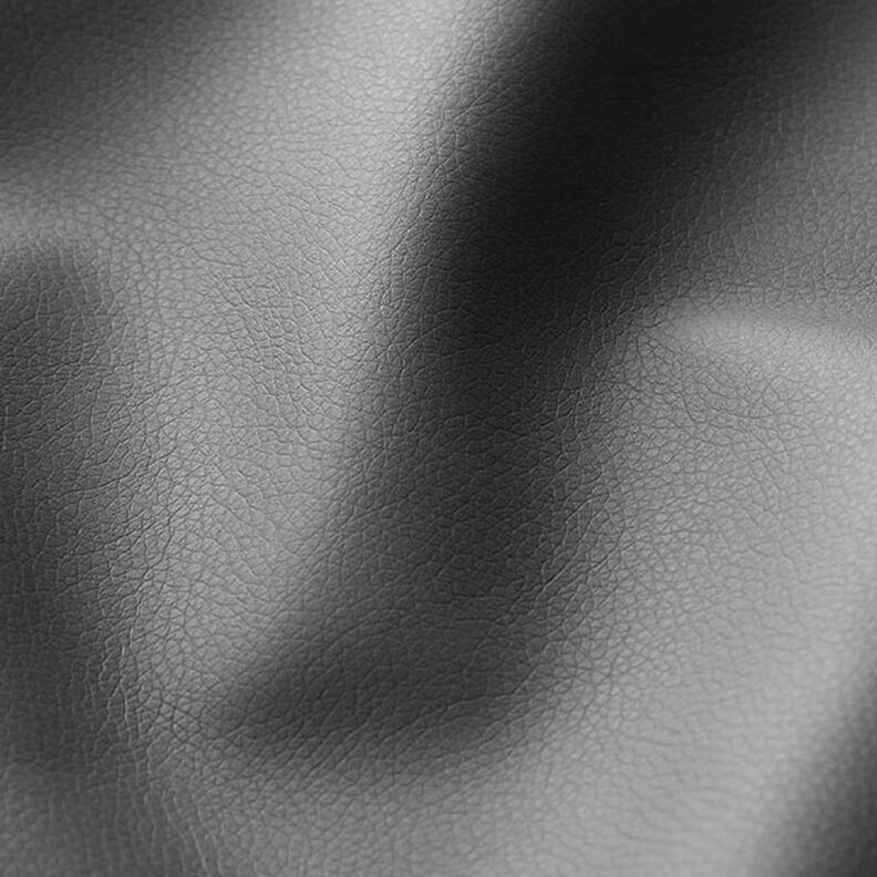Polsterstof læderimitat naturligt udseende – mørkegrå,  image number 2