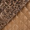 Quiltstof romber og leopard – mocca/mørkebrun,  thumbnail number 3