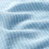 Musselin/Dobbelt-Crincle stof garnfarvede striber | Poppy Fabrics &ndash; str&aring;lende bl&aring;/hvid,  thumbnail number 2