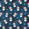 Bomuldsjersey Panda i julestemning | Glitzerpüppi – natblå/chili,  thumbnail number 1
