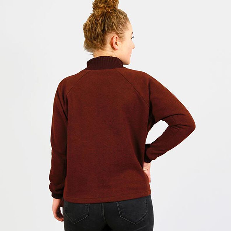 FRAU BETTI Flagermus-sweater med mavelomme og opretstående krave | Studio klippeklar | XS-XXL,  image number 8
