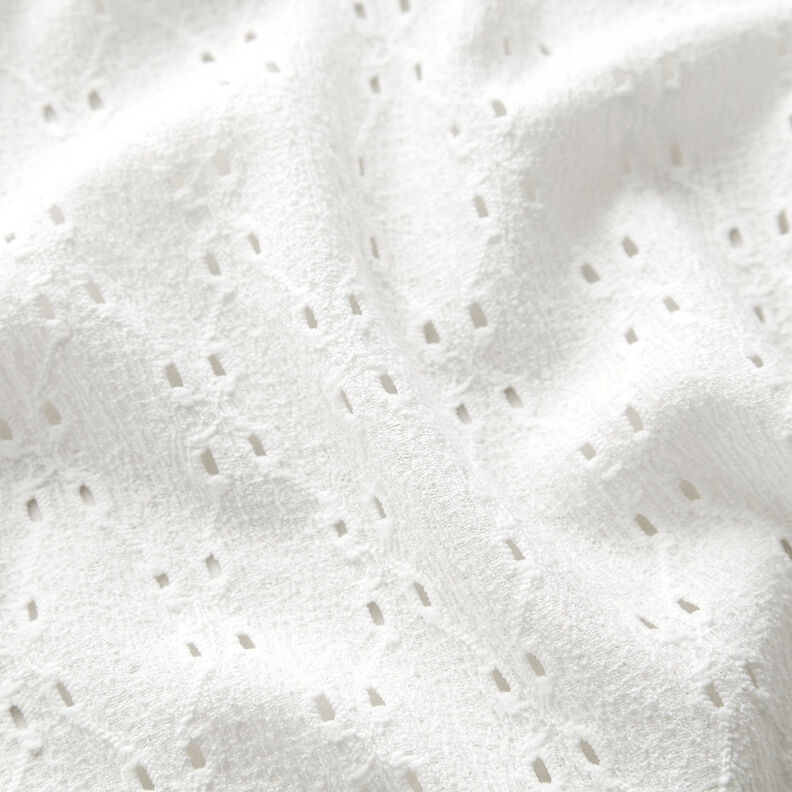 Crinckle jersey hulbroderi – hvid,  image number 2