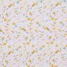 Bomuldspoplin fine blomster – pastelhyld/karrygul,  thumbnail number 1