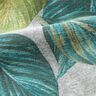 Dekorationsstof Canvas Ficus-blade  – blågran/grå,  thumbnail number 2