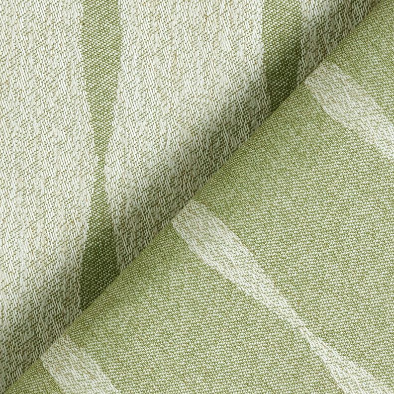 Outdoor stof Canvas bølgede striber – lys olivengrøn/lysebeige,  image number 4