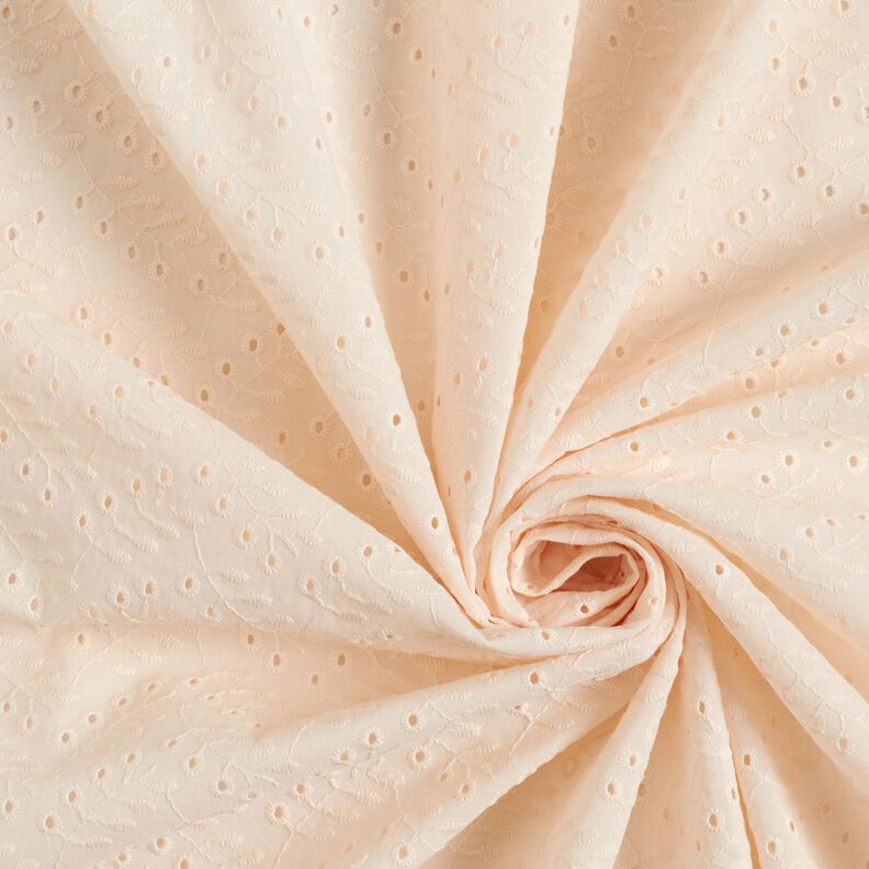 Batist Hulbroderi Bladranker – creme,  image number 4