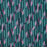 Romanit jersey abstrakte romber &ndash; petrol/rosa,  thumbnail number 1