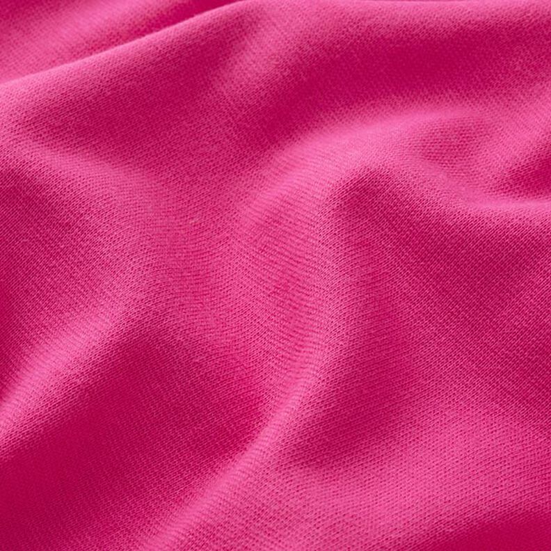 Rib stof ensfarvet – intens pink,  image number 4