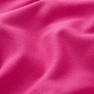 Rib stof ensfarvet – intens pink, 