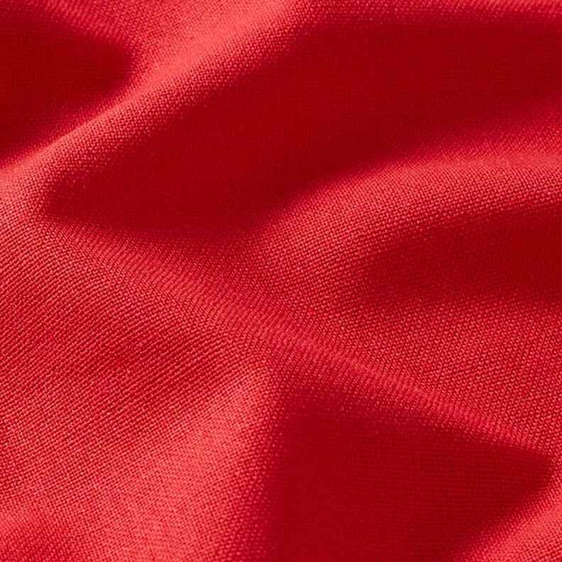 Viskose-hør-miks Ensfarvet – rød,  image number 2