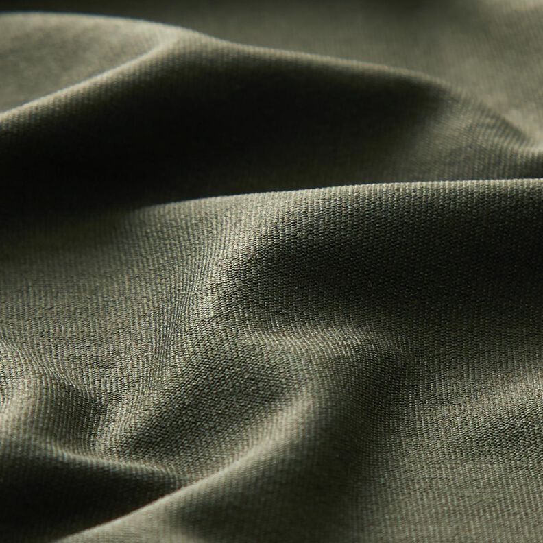 Meget elastisk jersey ensfarvet – kaki,  image number 2