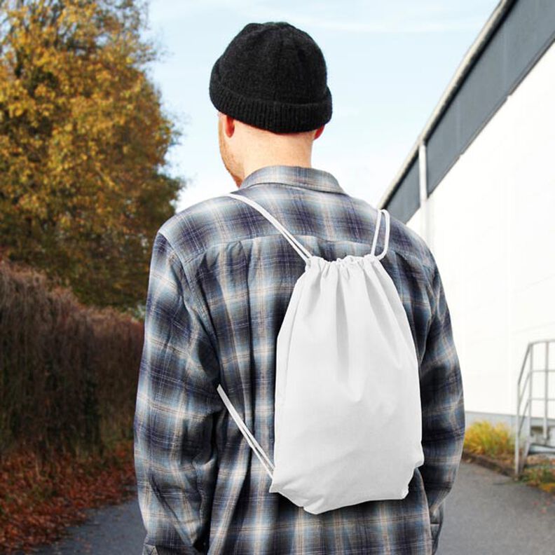 Dekorationsstof Canvas – hvid,  image number 6