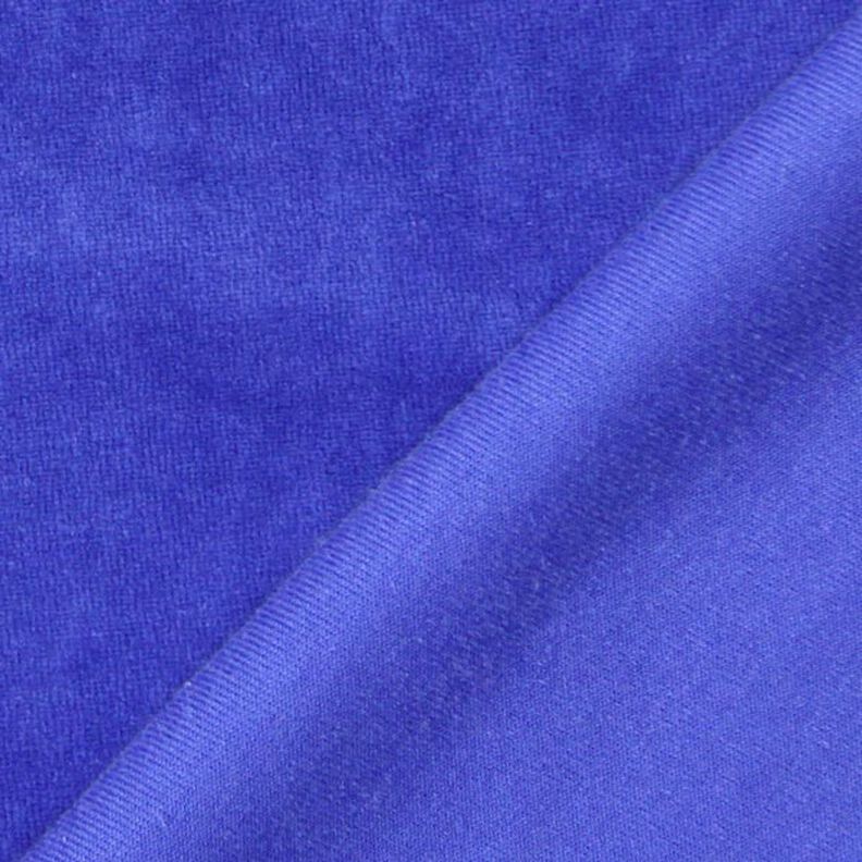 Nicki stof Ensfarvet – kongeblå,  image number 3